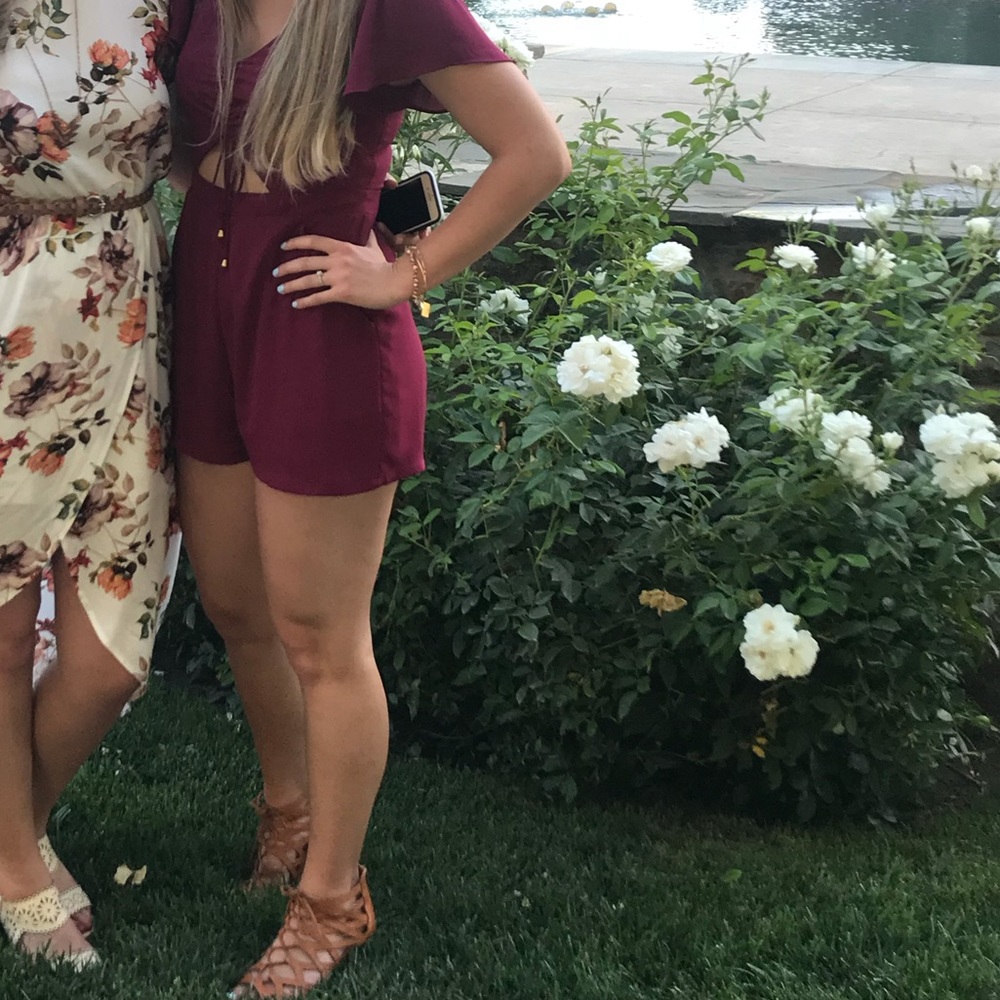 Red romper